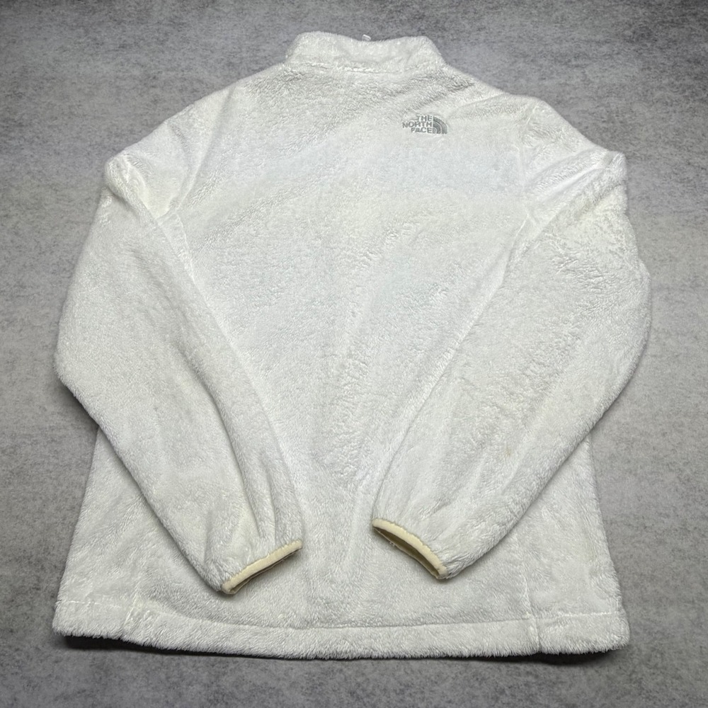 The North Face Osito Full Zip Fleece Jacket Womens Medium White Outdoors Coat - Picture 4 of 8